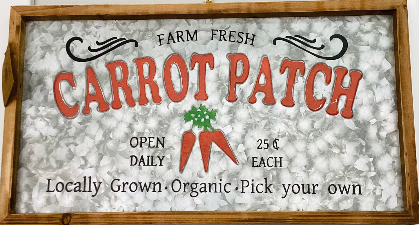 Carrot Patch Sign