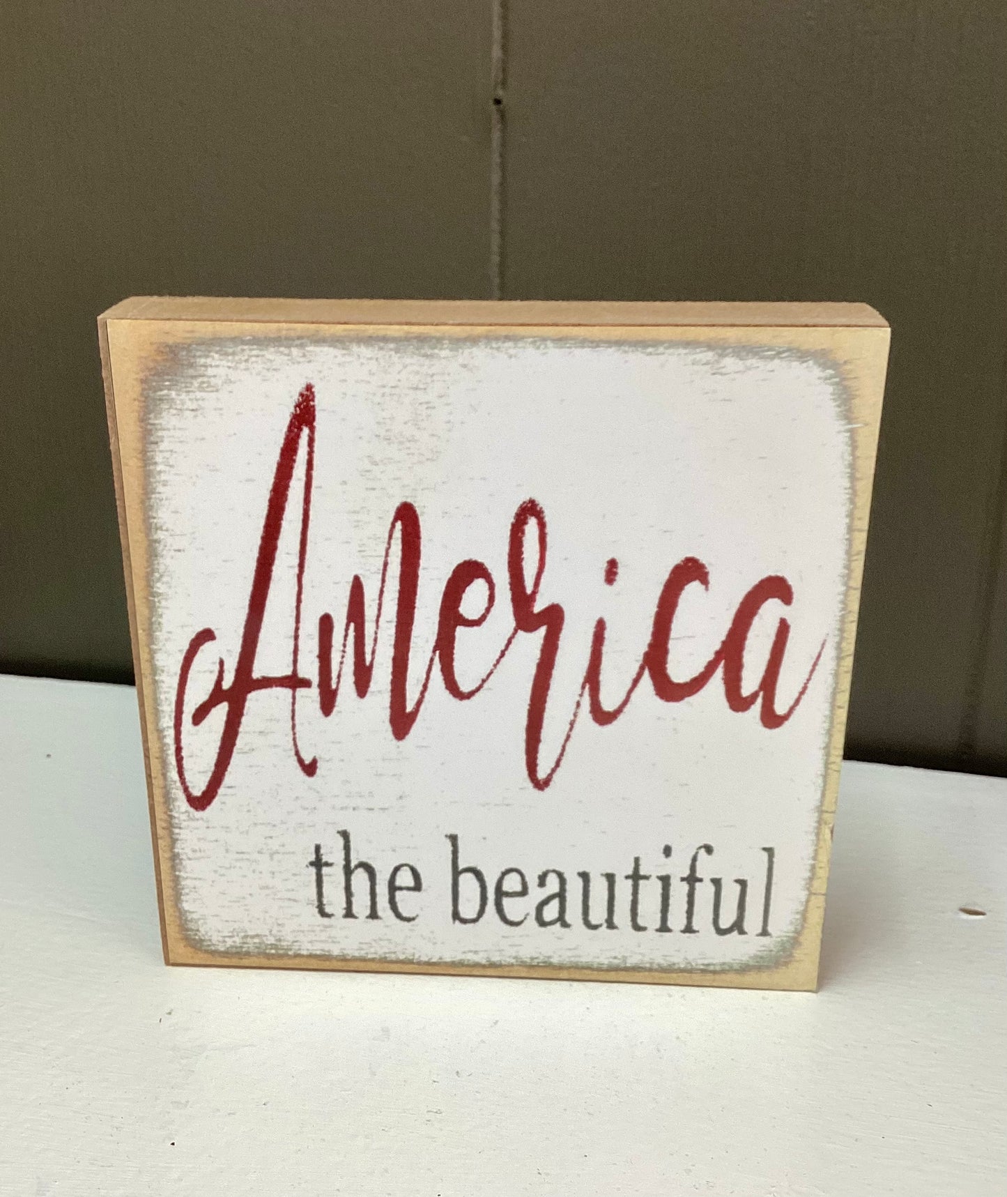 Wooden Sign Decor