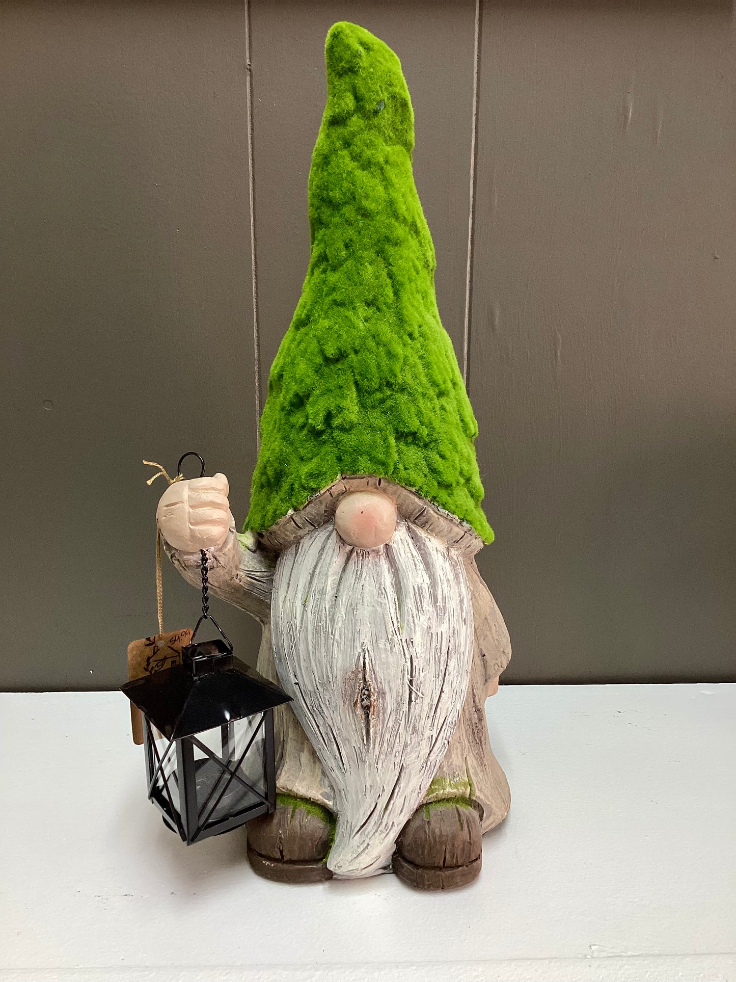 Mossy Gnome with Lantern