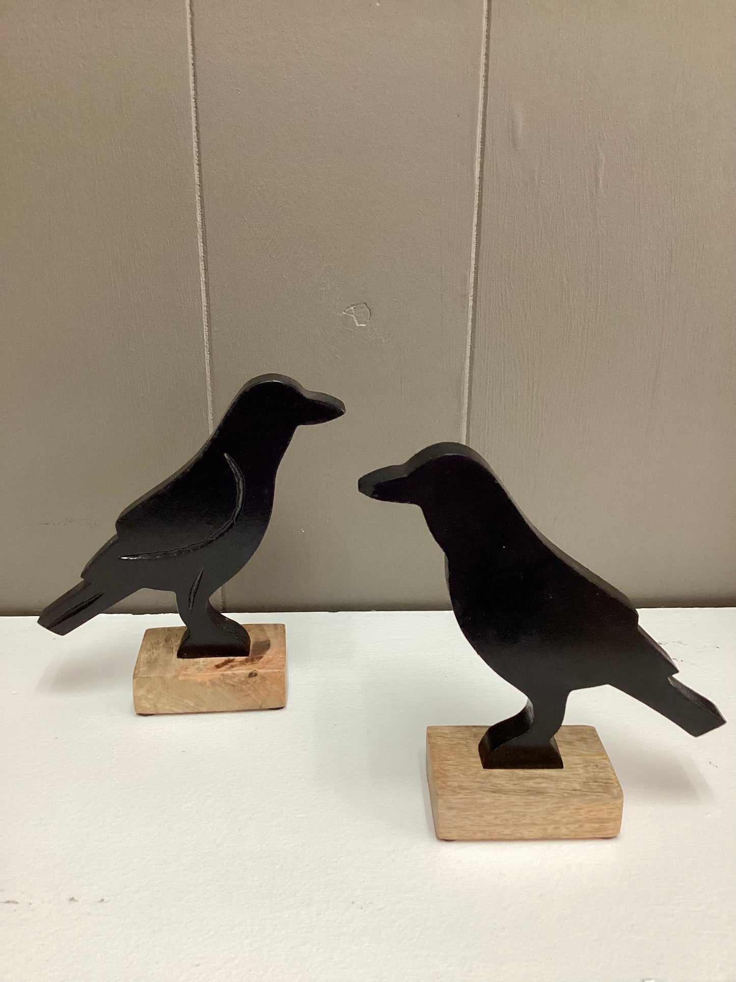 Black Wooden Crow