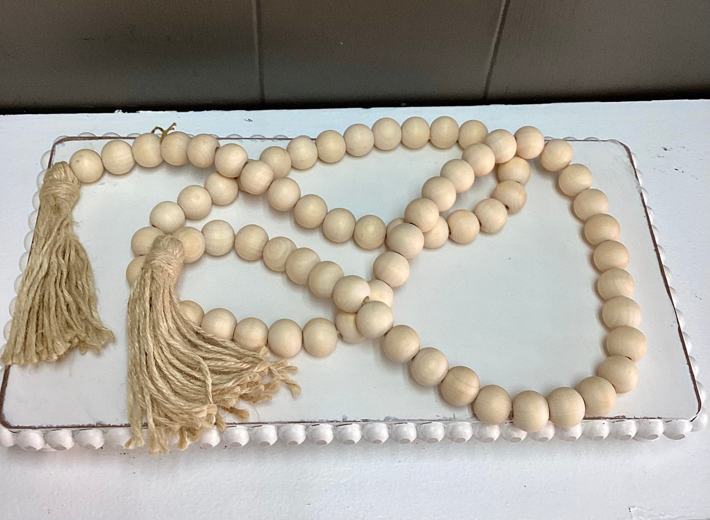 Natural Beaded Garland
