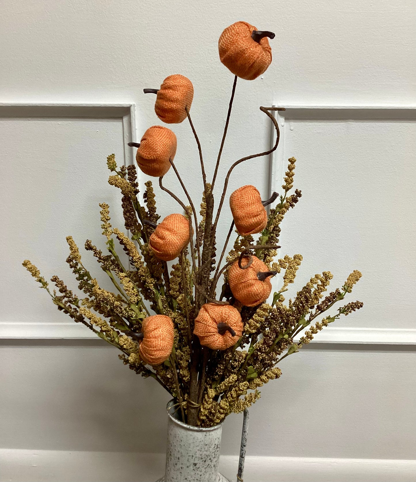 Burlap Pumpkin Pick