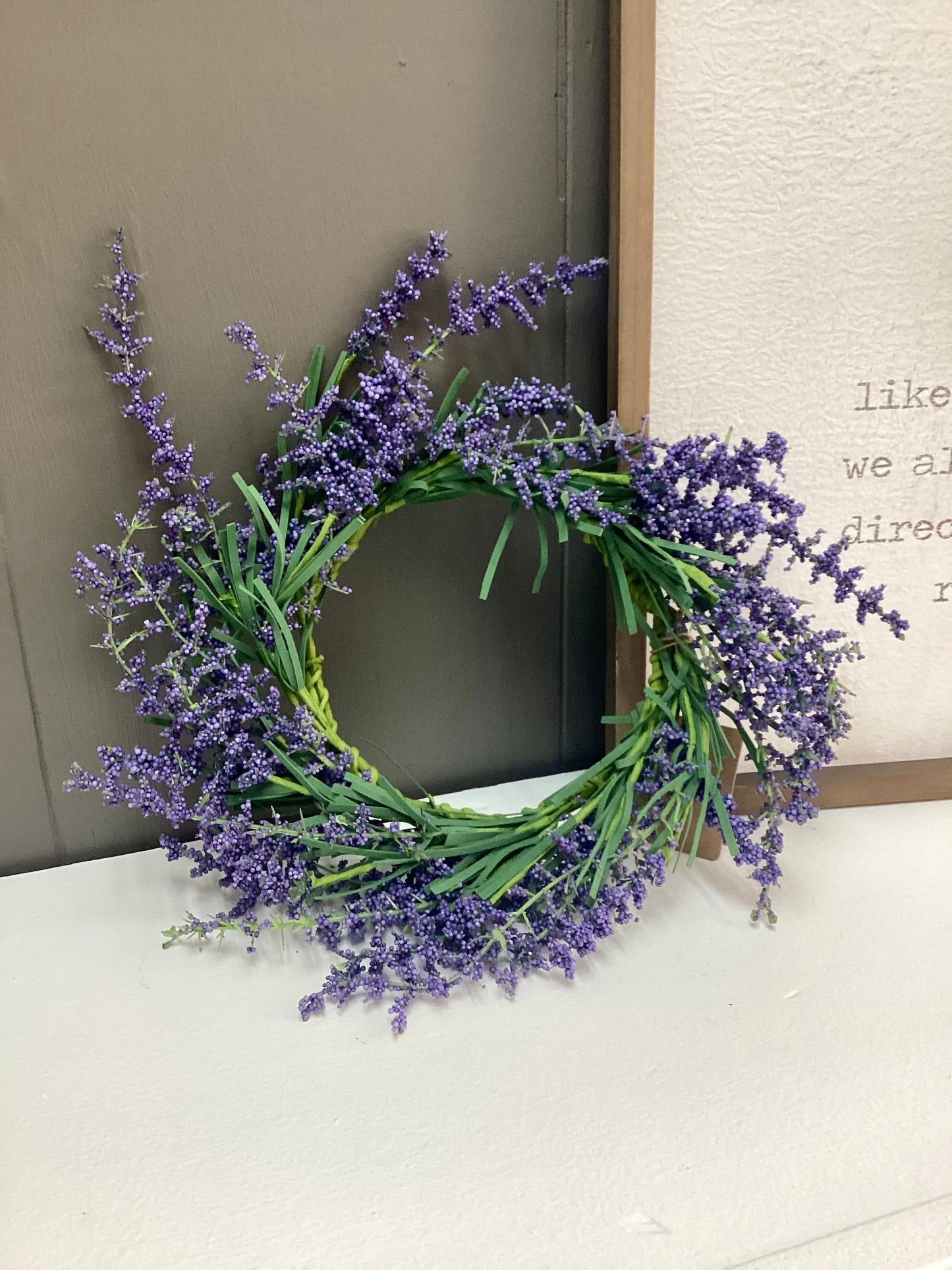 Purple Astilbe Wreath