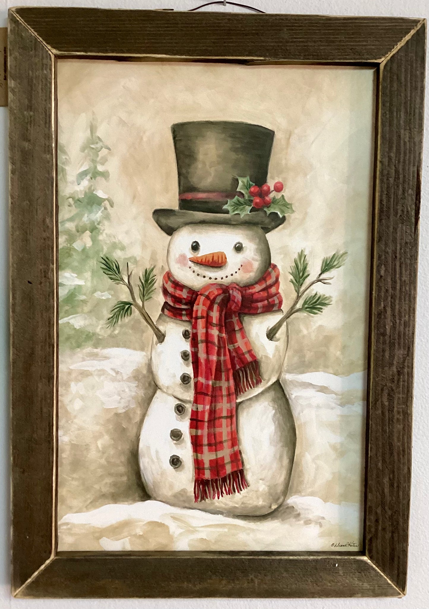 Snowman Sign
