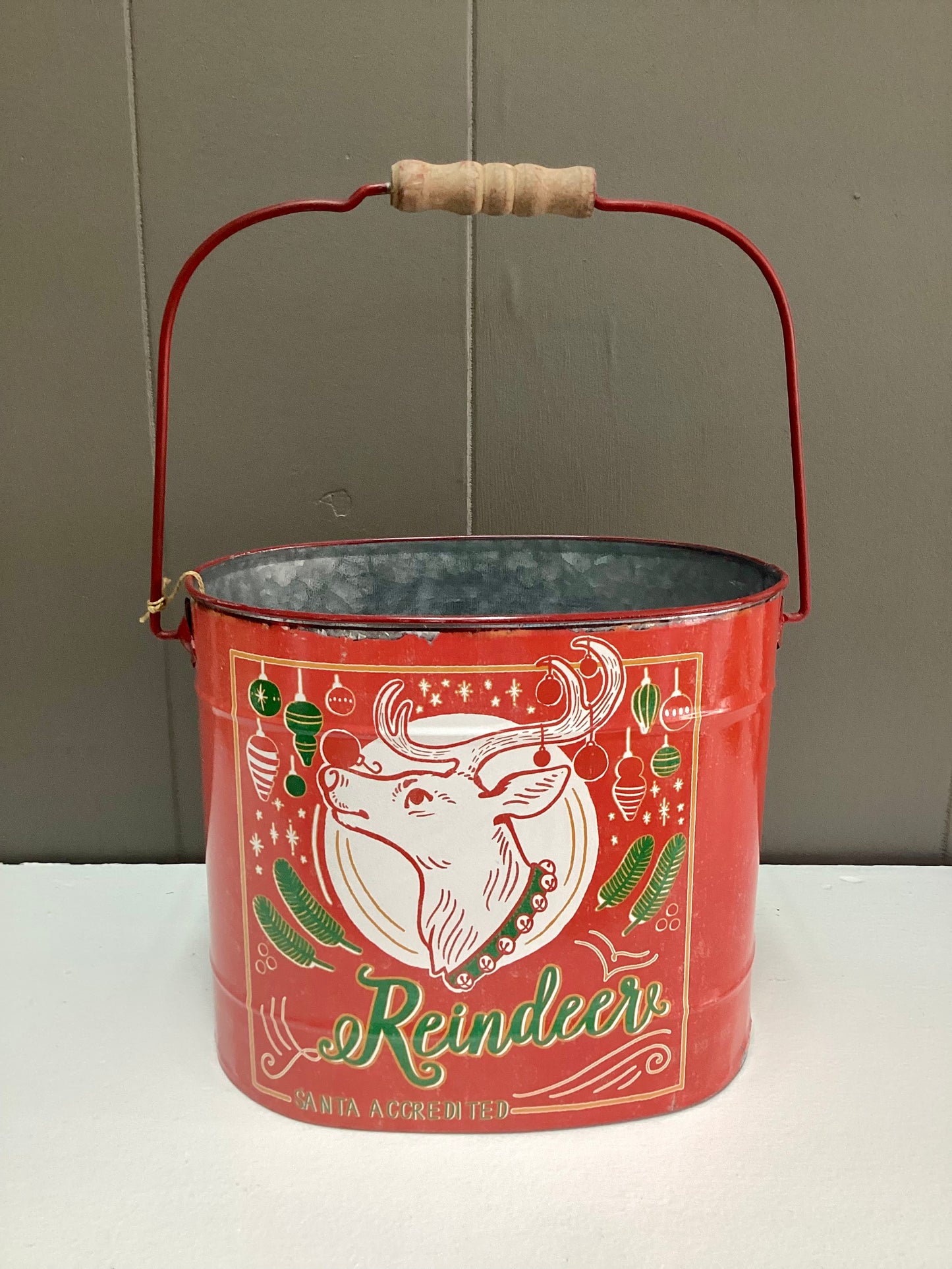 Vintage Christmas Buckets