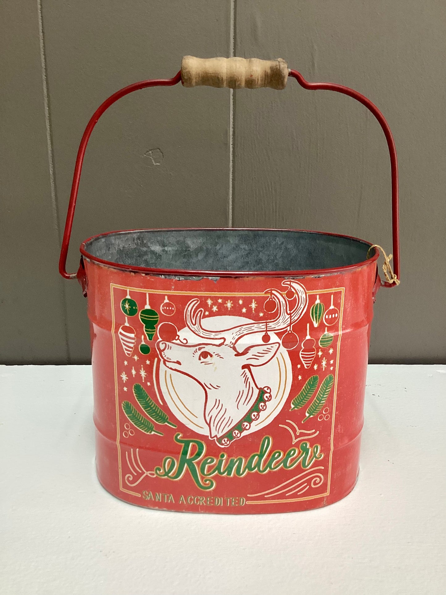 Vintage Christmas Buckets