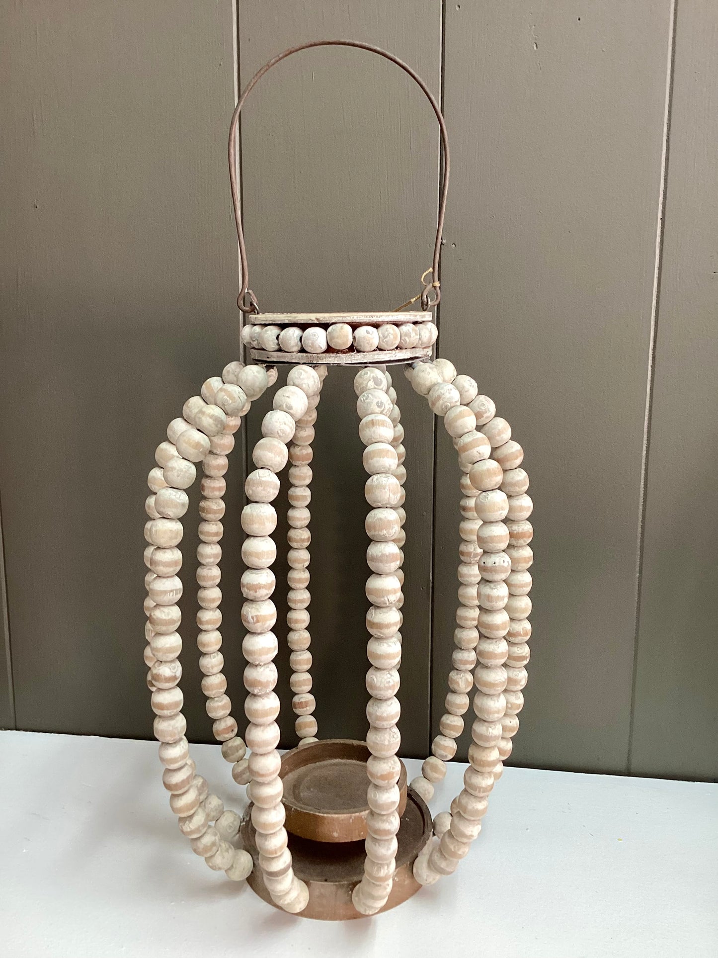 Round Beaded Lantern