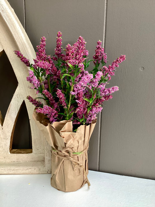 Paper Wrapped Lavender 12in