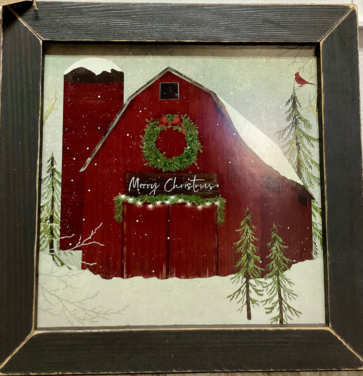 GBA1666 Christmas Barn Sign