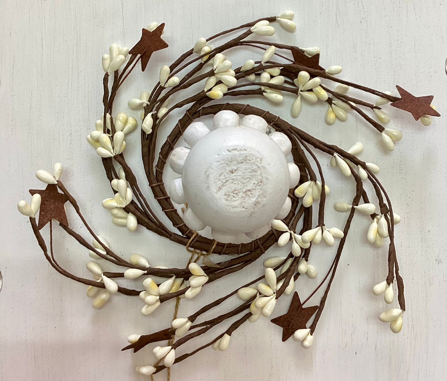 Berry Cream Candle Ring